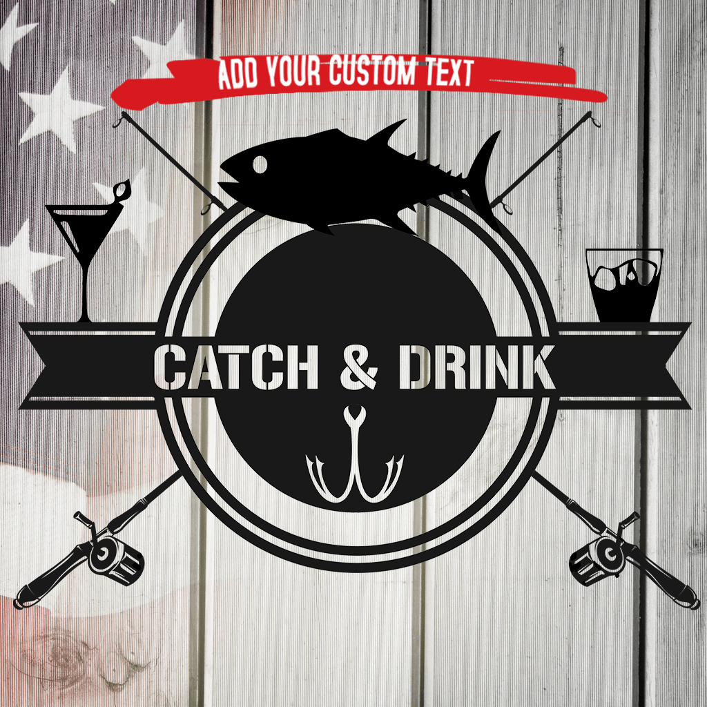 Campfire Monogram Custom Metal Wall Artwork