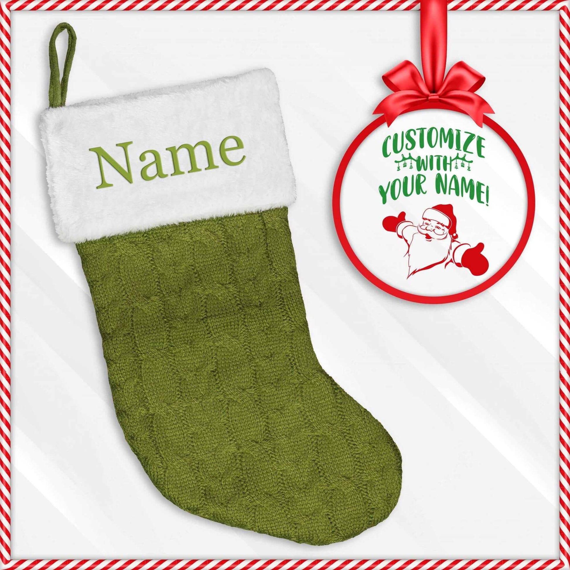 Embroidered Stocking  Christmas Stocking - Country Proud USA