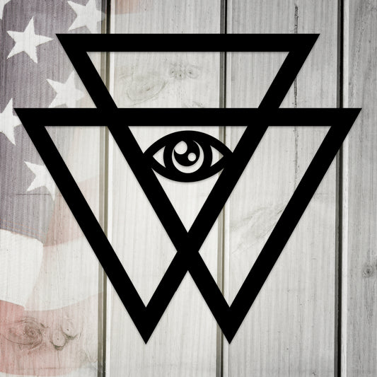 Eye of Providence Metal Wall Art Home Decor