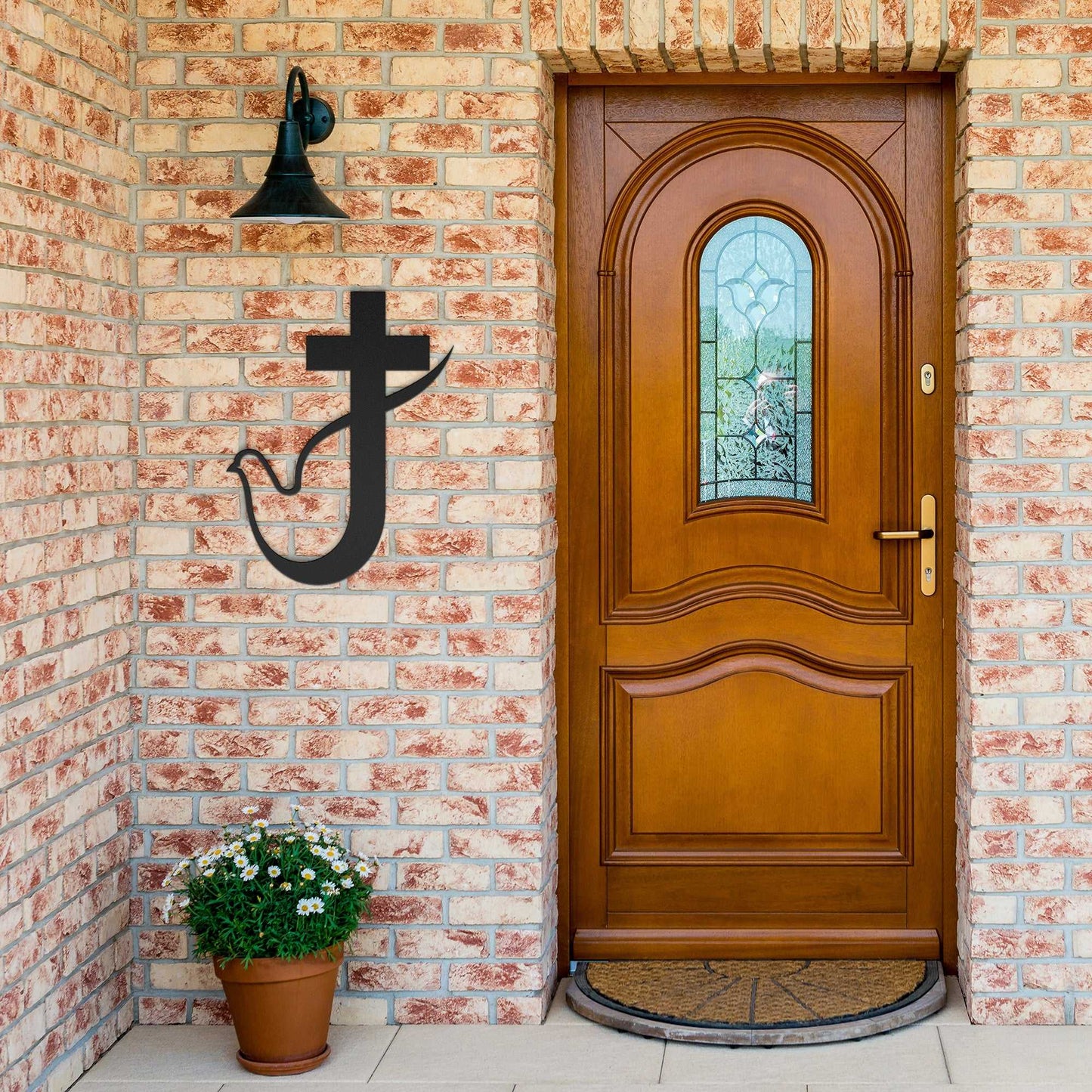 Faith and Love Entwined Cross & Dove