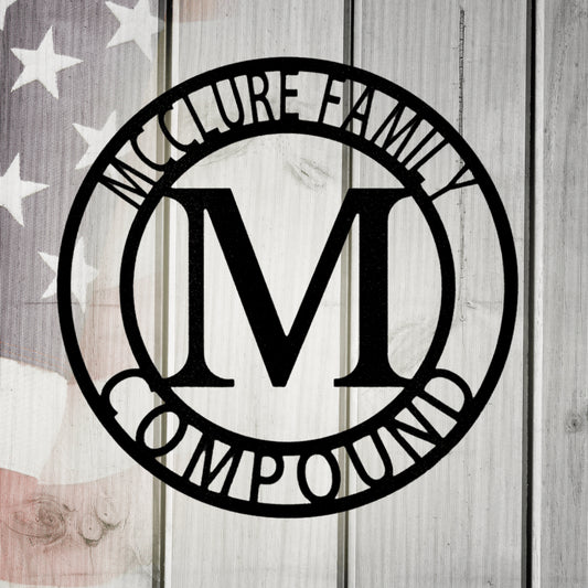 Family Love Metal Wall Art Home Forever Circle