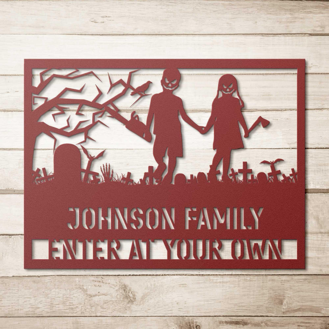 Halloween Zombie Family