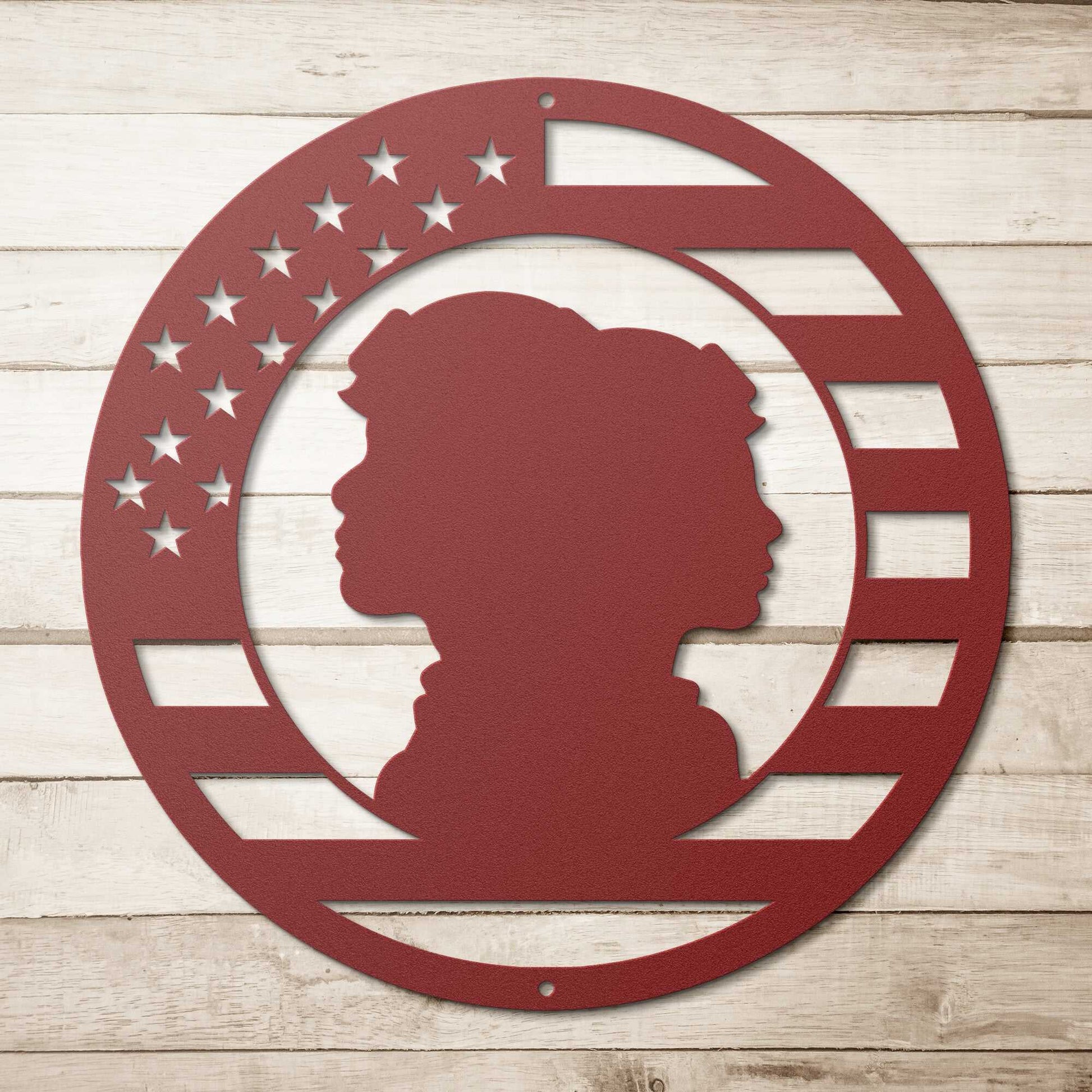 Honor Our Military Circle Monogram - Country Proud USA