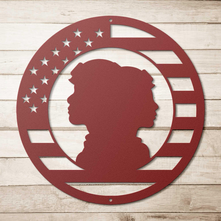 Honor Our Military Circle Monogram