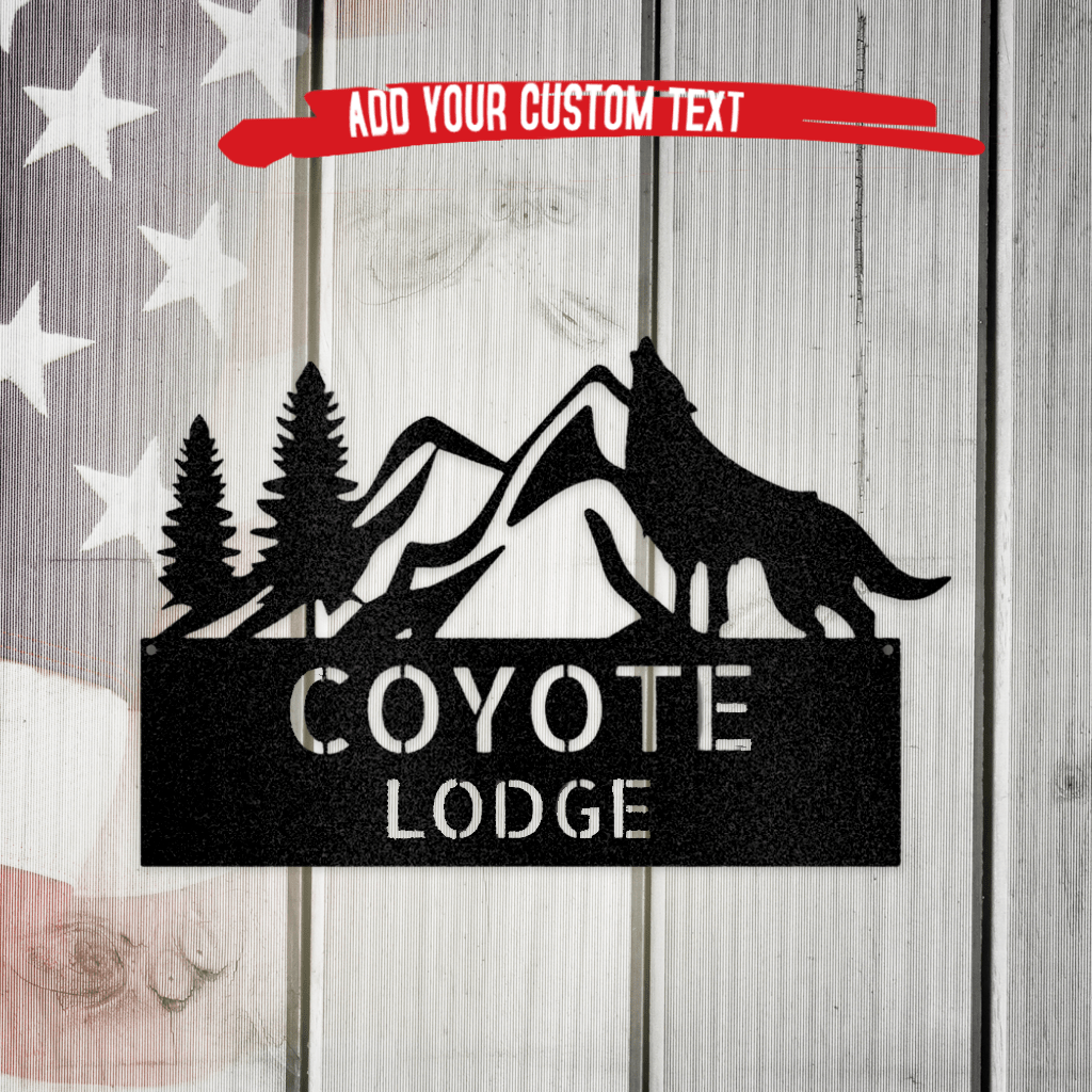 Into The Wild Metal Wall Art Home Decoration