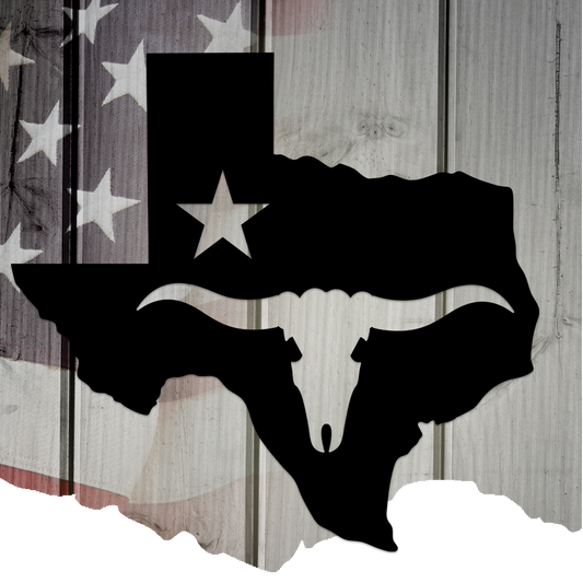 The Lone Star State Texas Metal Art