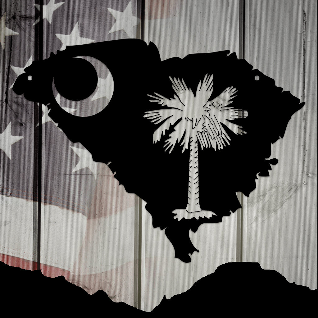 Palmetto State So. Carolina Metal Wall Art