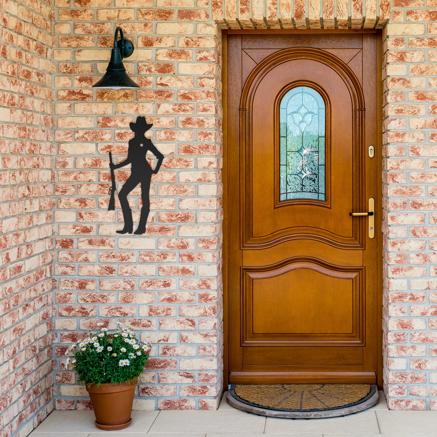 Rebel Cowgirl Metal Wall Art for Country Decor