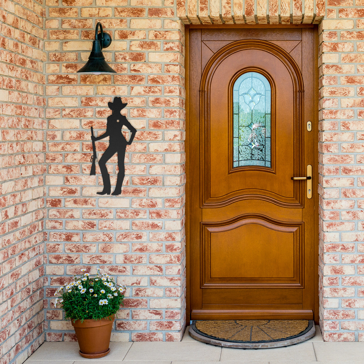 Rebel Cowgirl Metal Wall Art for Country Decor