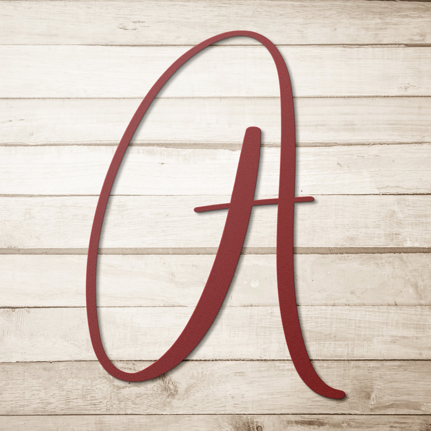 Script Letter A, Your Initial - Country Proud USA