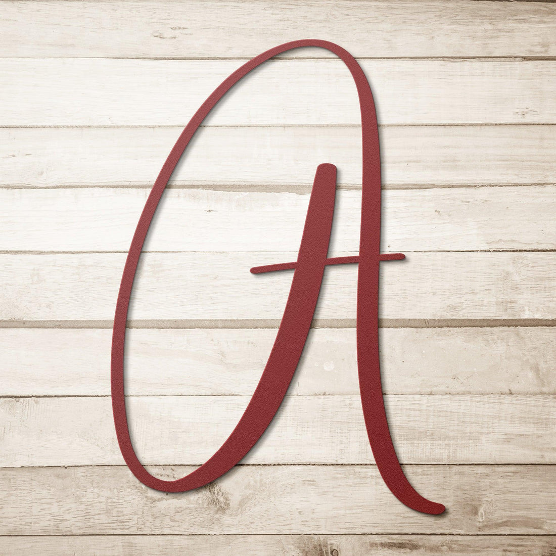Script Letter A, Your Initial - Country Proud USA