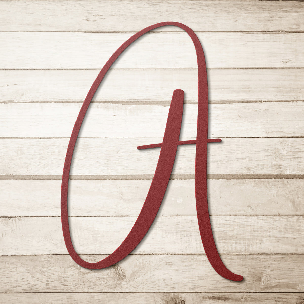 Script Letter A, Your Initial - Country Proud USA