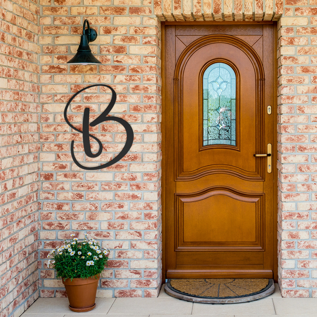 Script Letter B, Your Initial - Country Proud USA