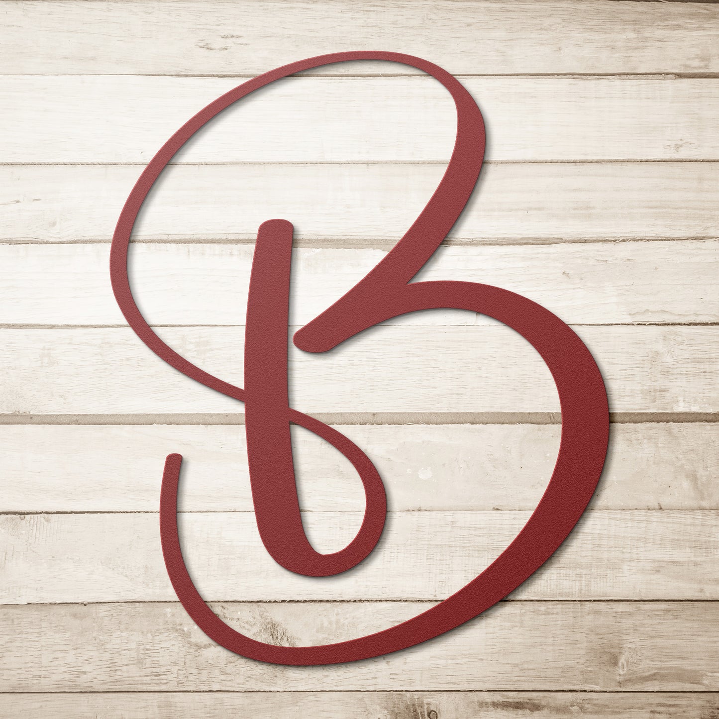 Script Letter B, Your Initial - Country Proud USA