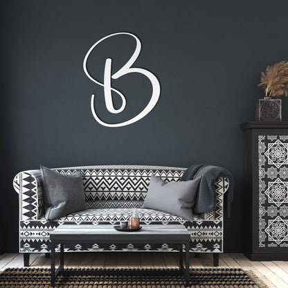 Script Letter B, Your Initial - Country Proud USA