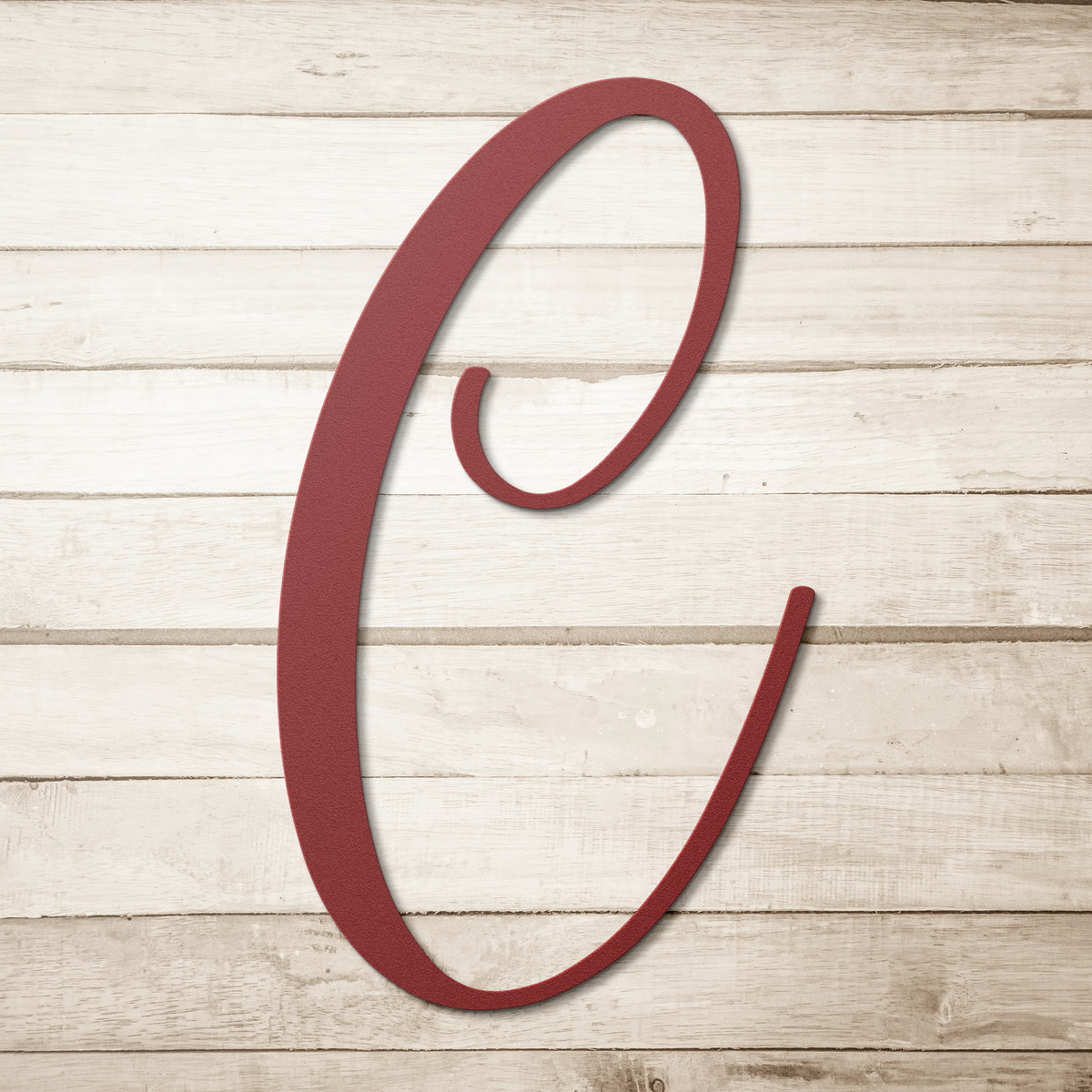 Script Letter C, Your Initial - Country Proud USA