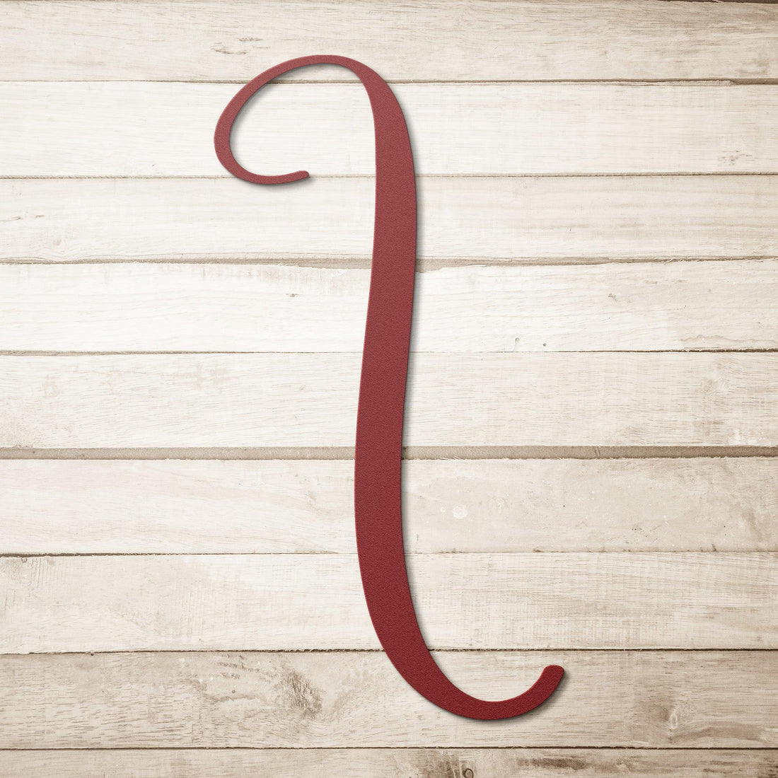 Script Letter I, Your Initial - Country Proud USA