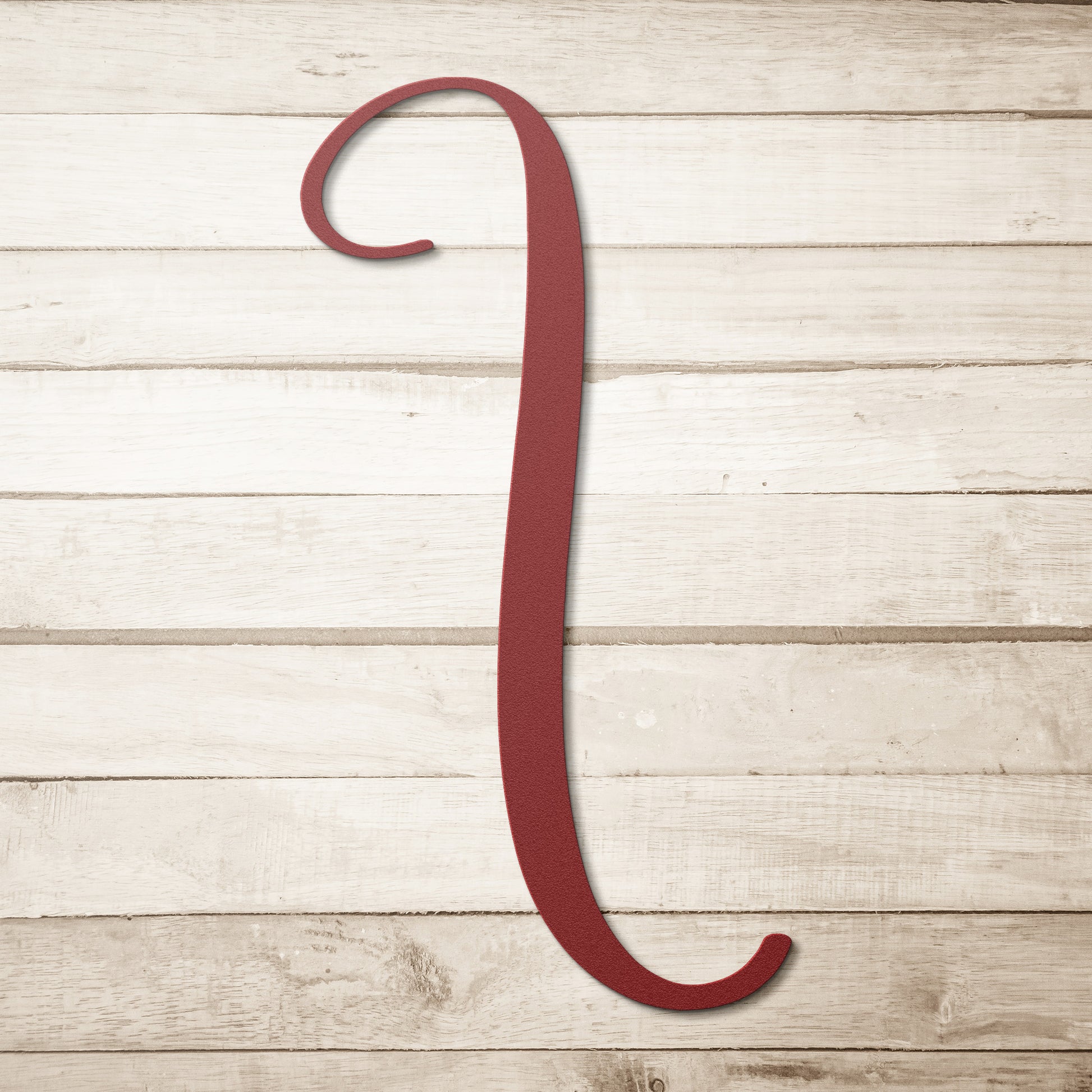 Script Letter I, Your Initial - Country Proud USA