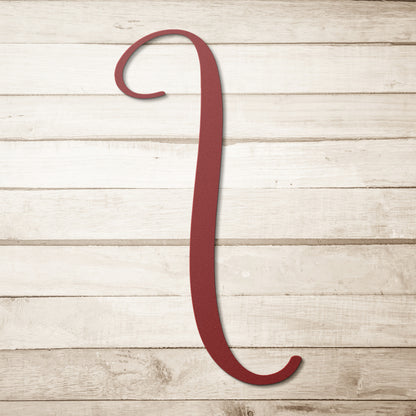 Script Letter I, Your Initial - Country Proud USA