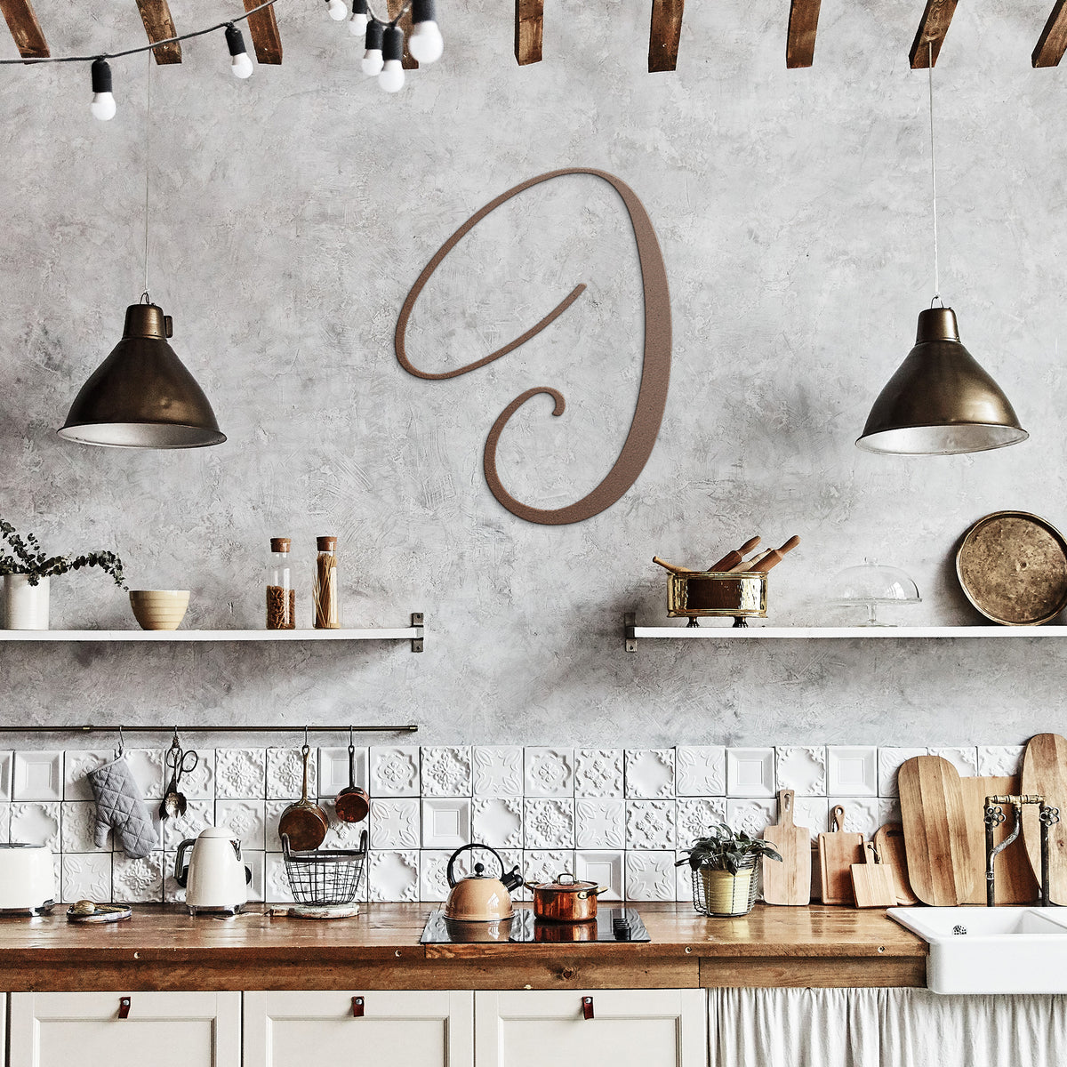 Script Letter J, Your Initial - Country Proud USA