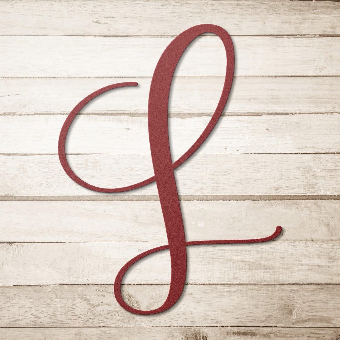 Script Letter L, Your Initial - Country Proud USA