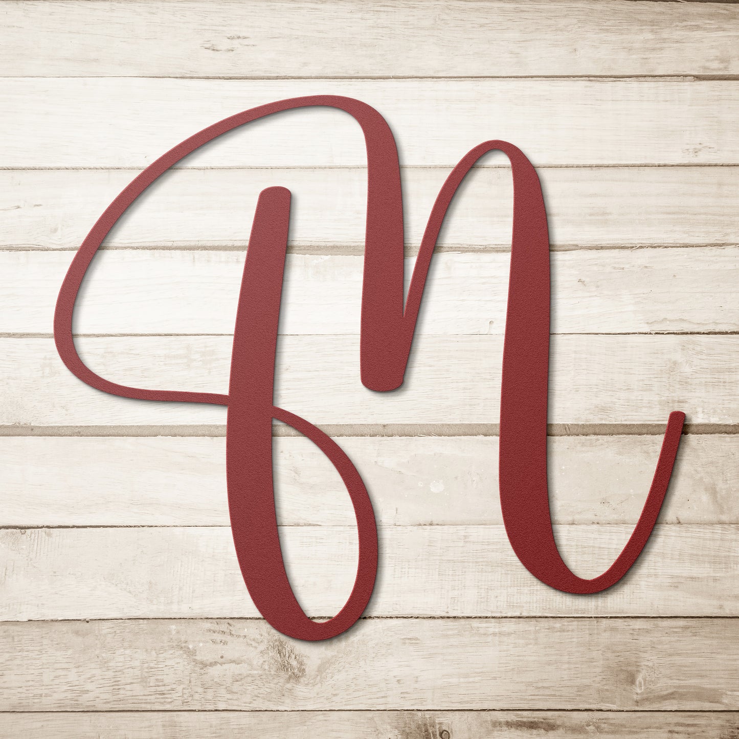 Script Letter M, Your Initial - Country Proud USA