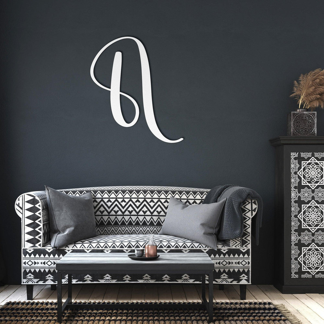 Script Letter N, Your Initial - Country Proud USA