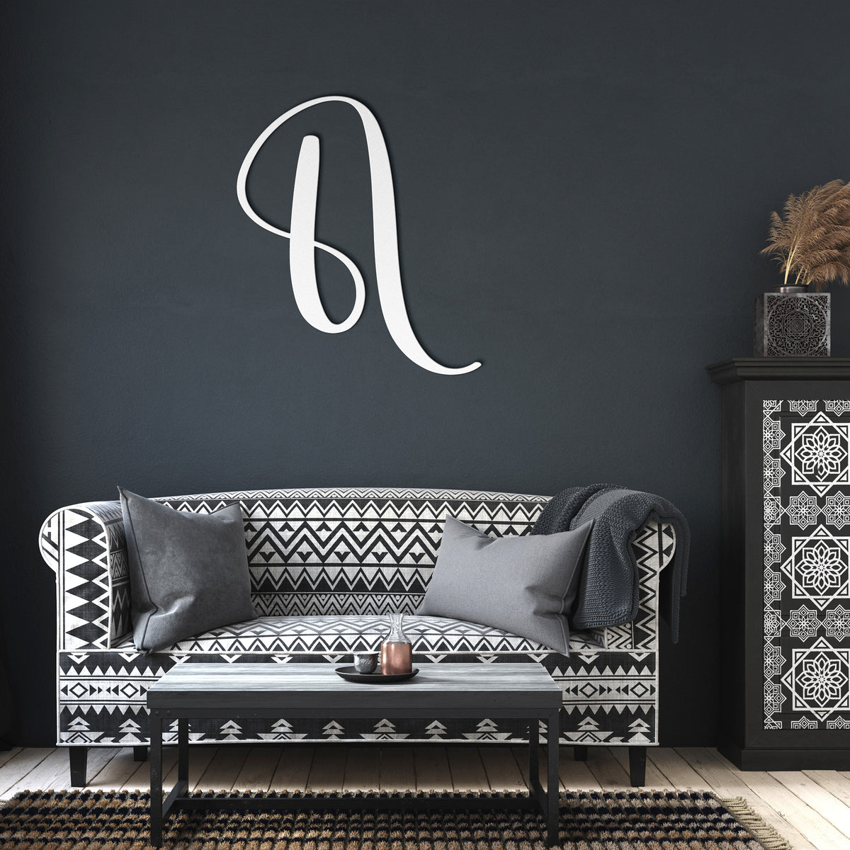 Script Letter N, Your Initial - Country Proud USA