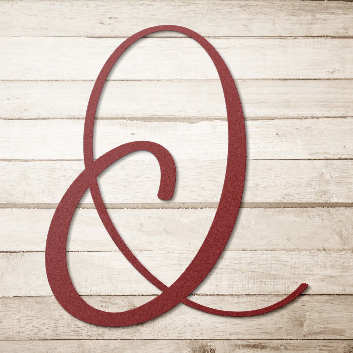 Script Letter Q, Your Initial - Country Proud USA