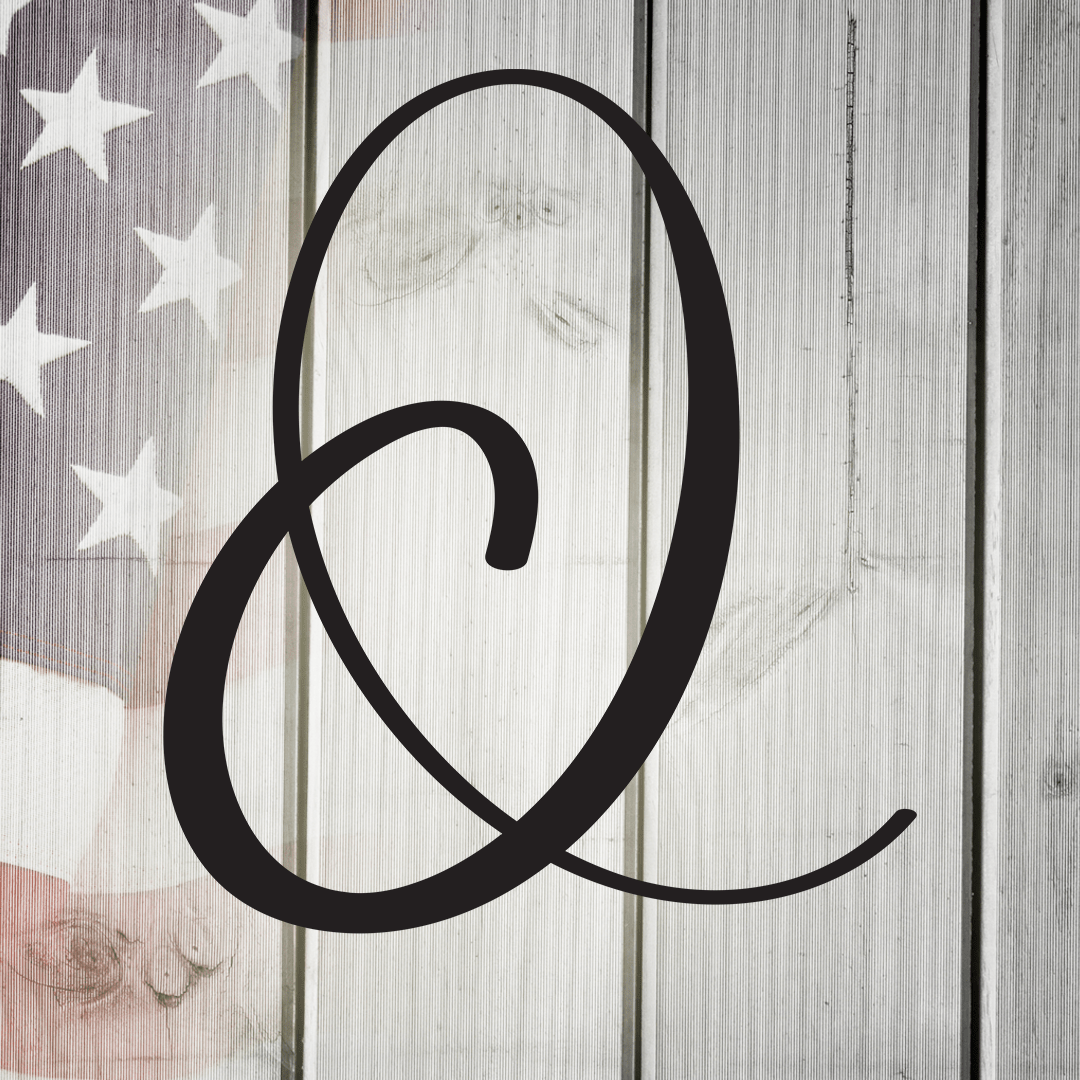 Script Letter Q, Your Initial Metal Wall Art Decor