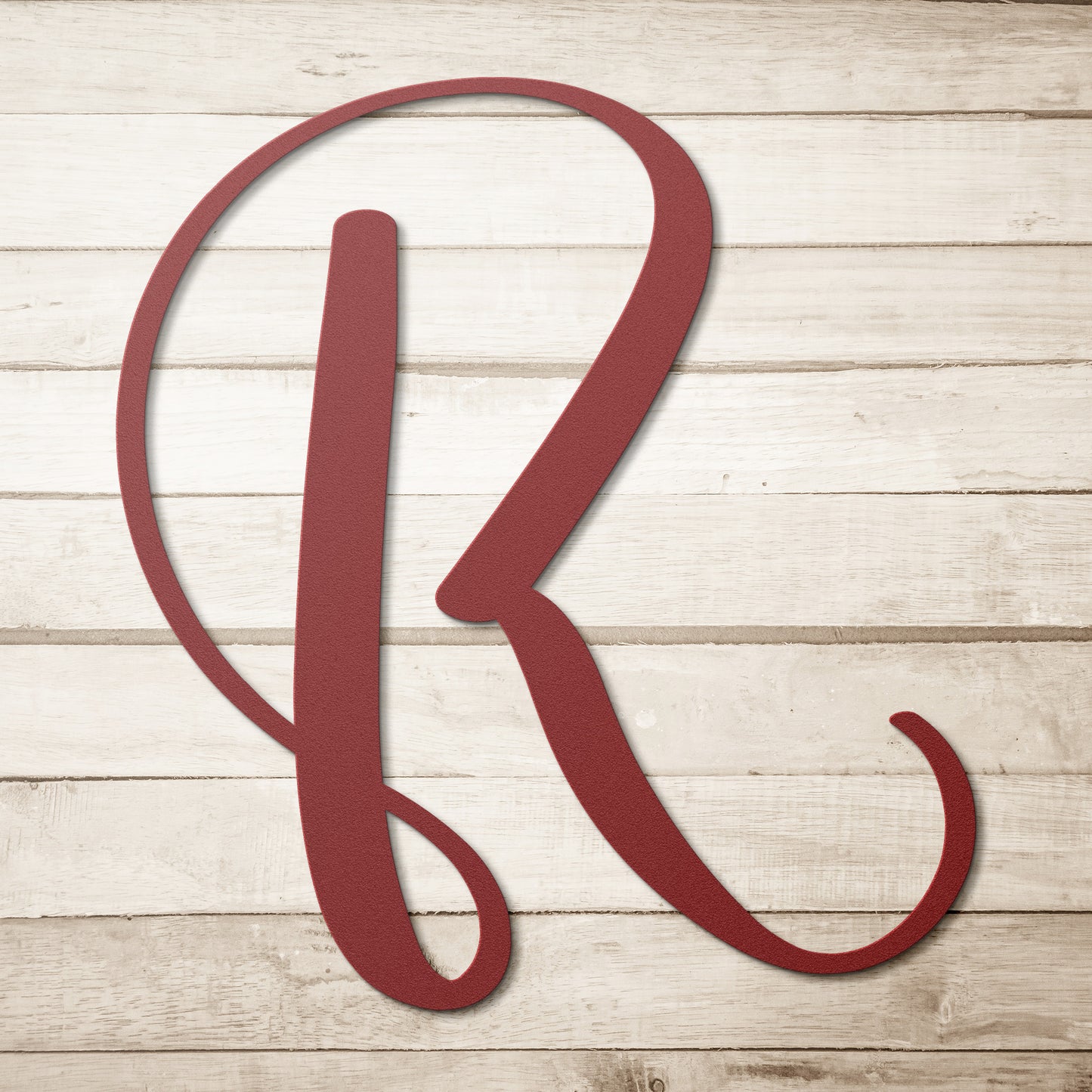 Script Letter R, Your Initial - Country Proud USA