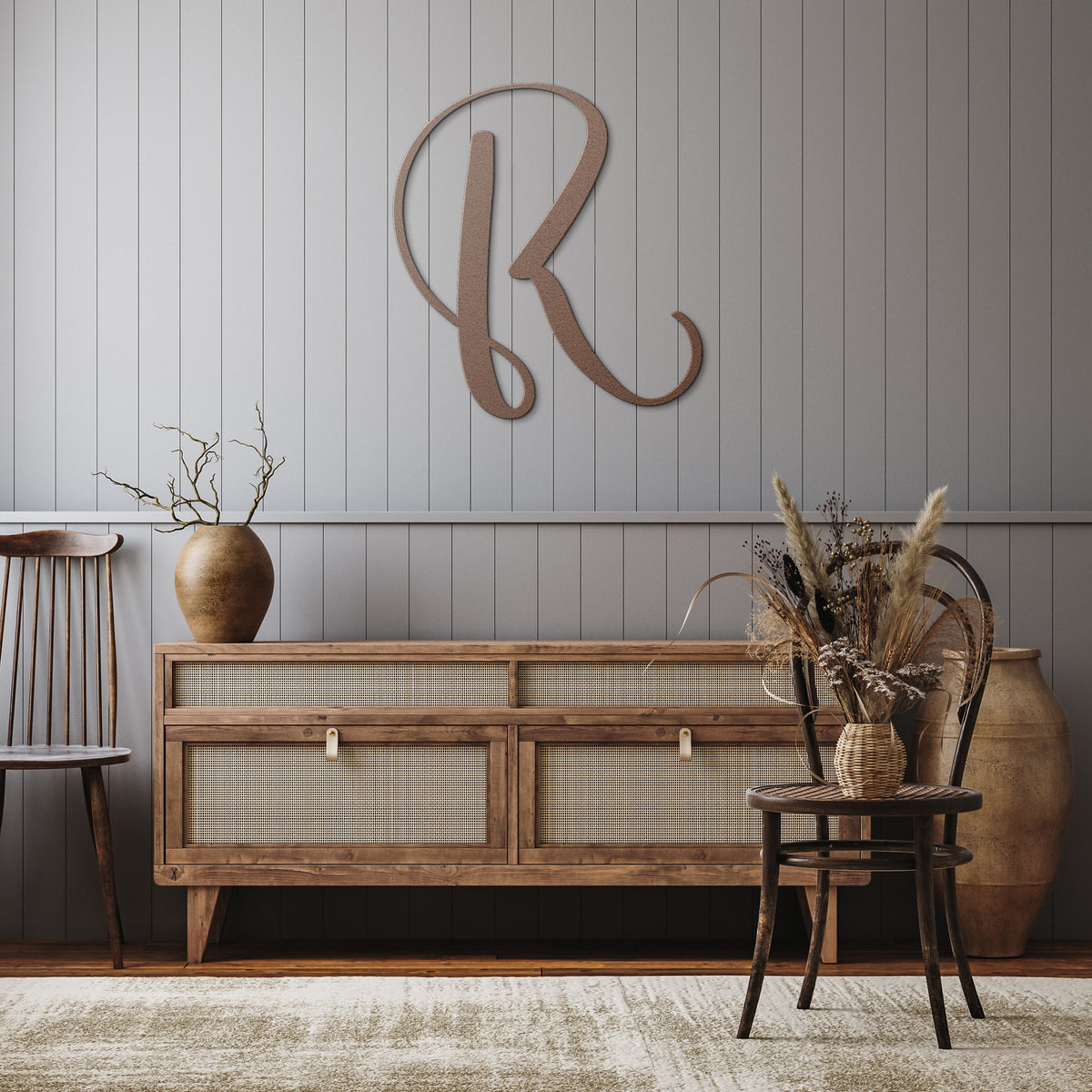 Script Letter R, Your Initial - Country Proud USA