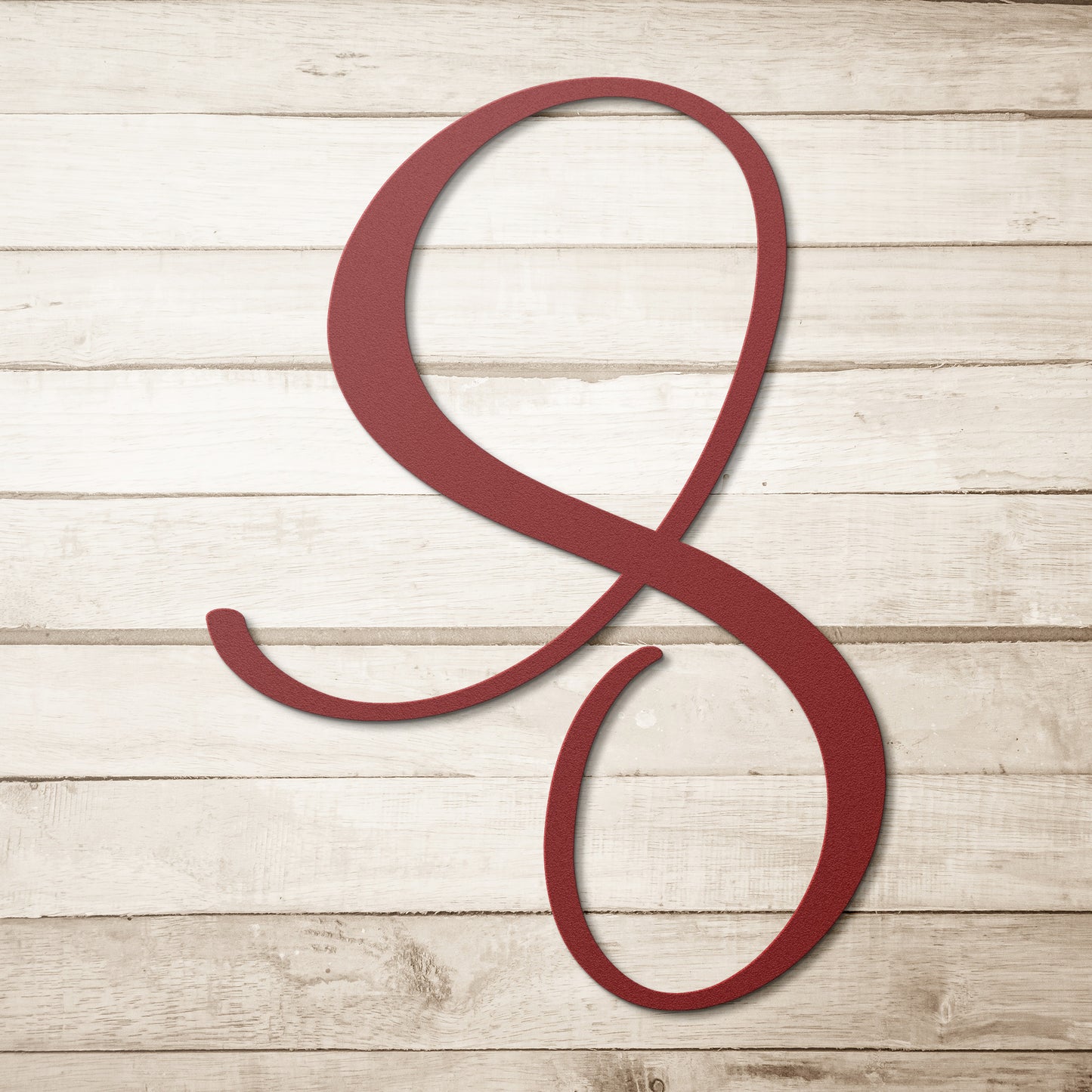 Script Letter S, Your Initial - Country Proud USA