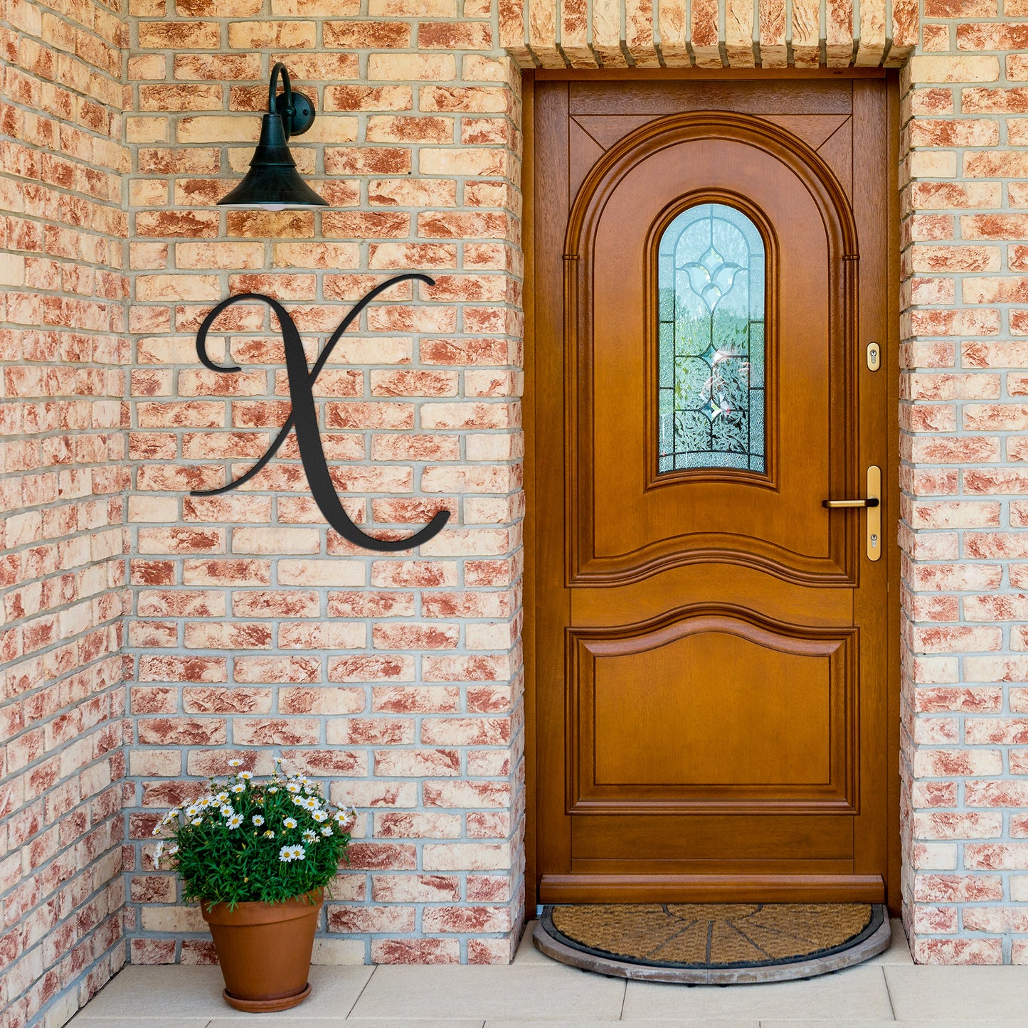 Script Letter X, Your Initial - Country Proud USA