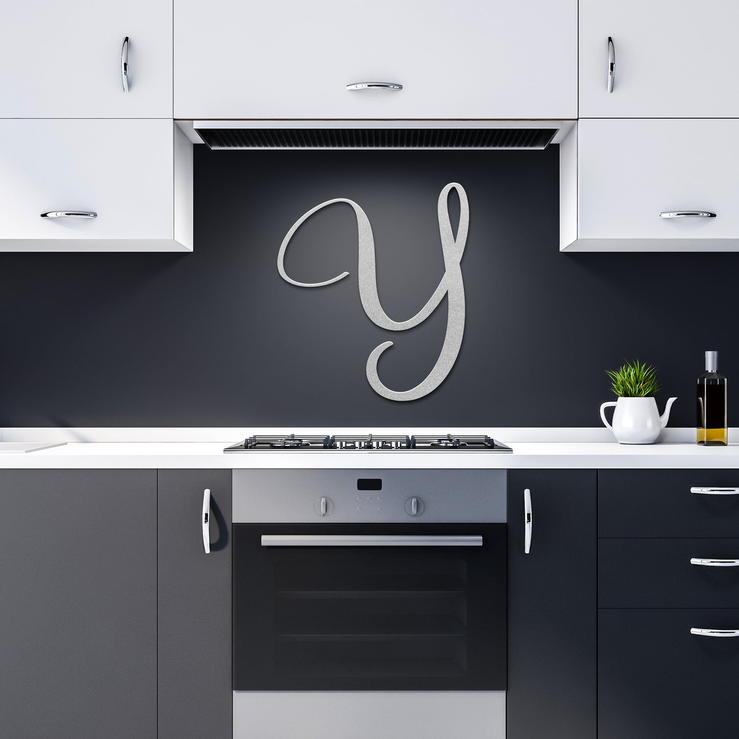 Script Letter Y, Your Initial - Country Proud USA