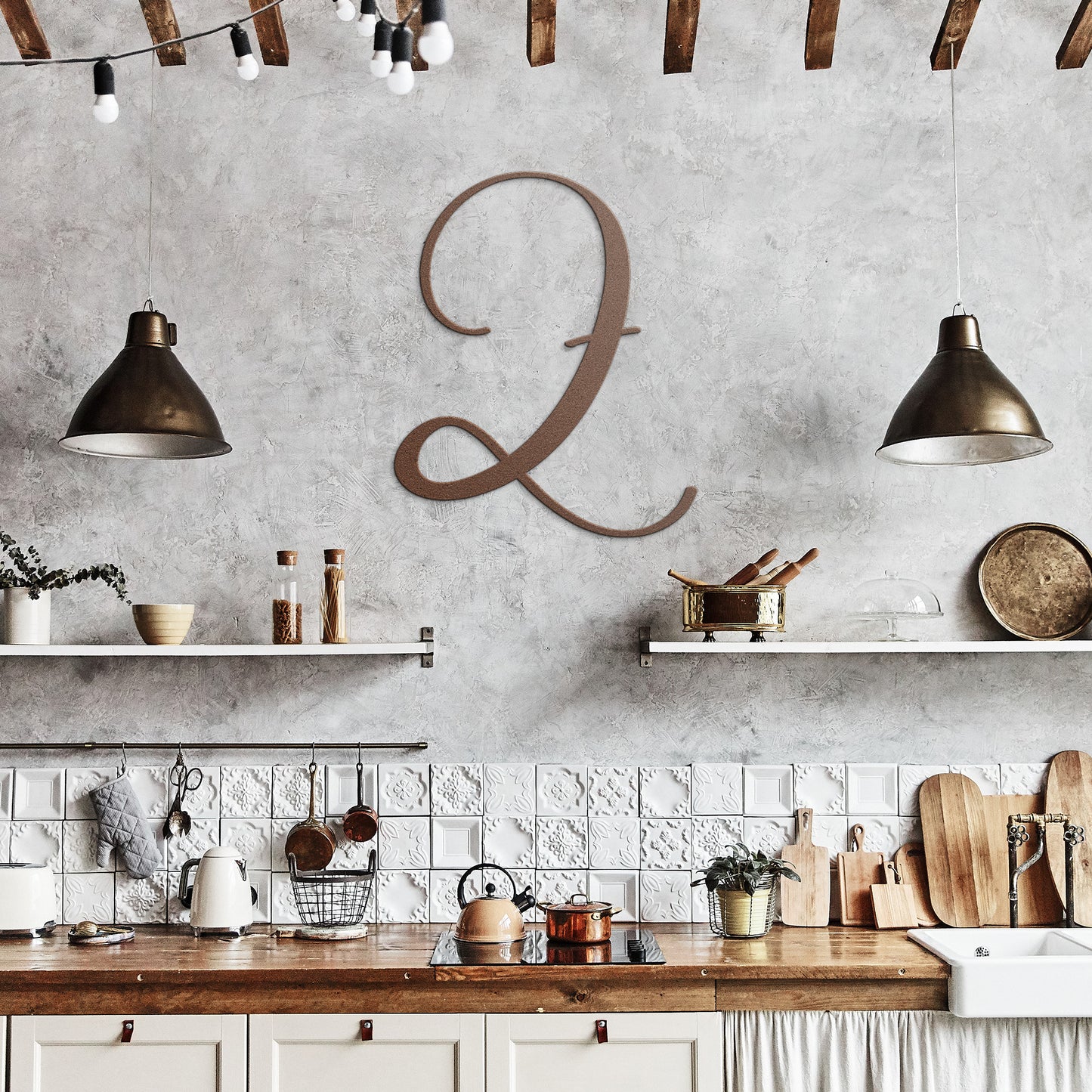 Script Letter Z, Your Initial - Country Proud USA