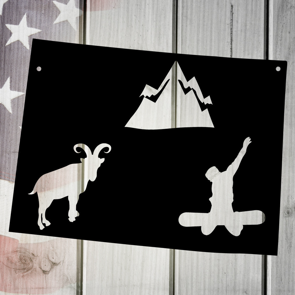 The Centennial State Colorado Metal Wall Art