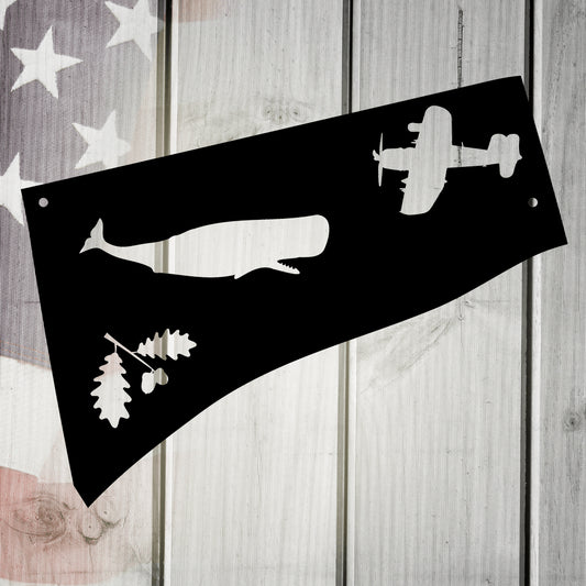 The Constitution State Connecticut Metal Wall Art