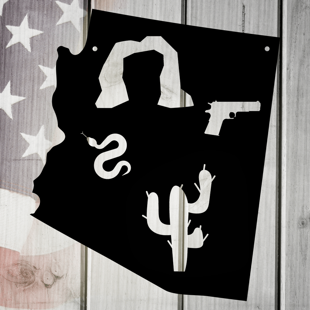 The Grand Canyon State Arizona Metal Wall Art