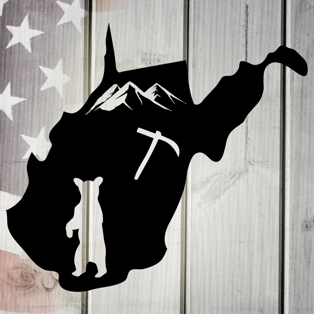 The Mountain State West Virginia Metal Wall Art
