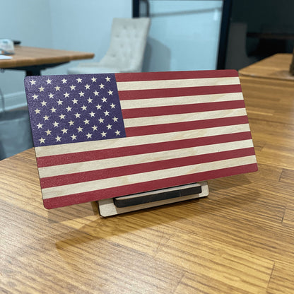 United States Wood Flag Print - Country Proud USA