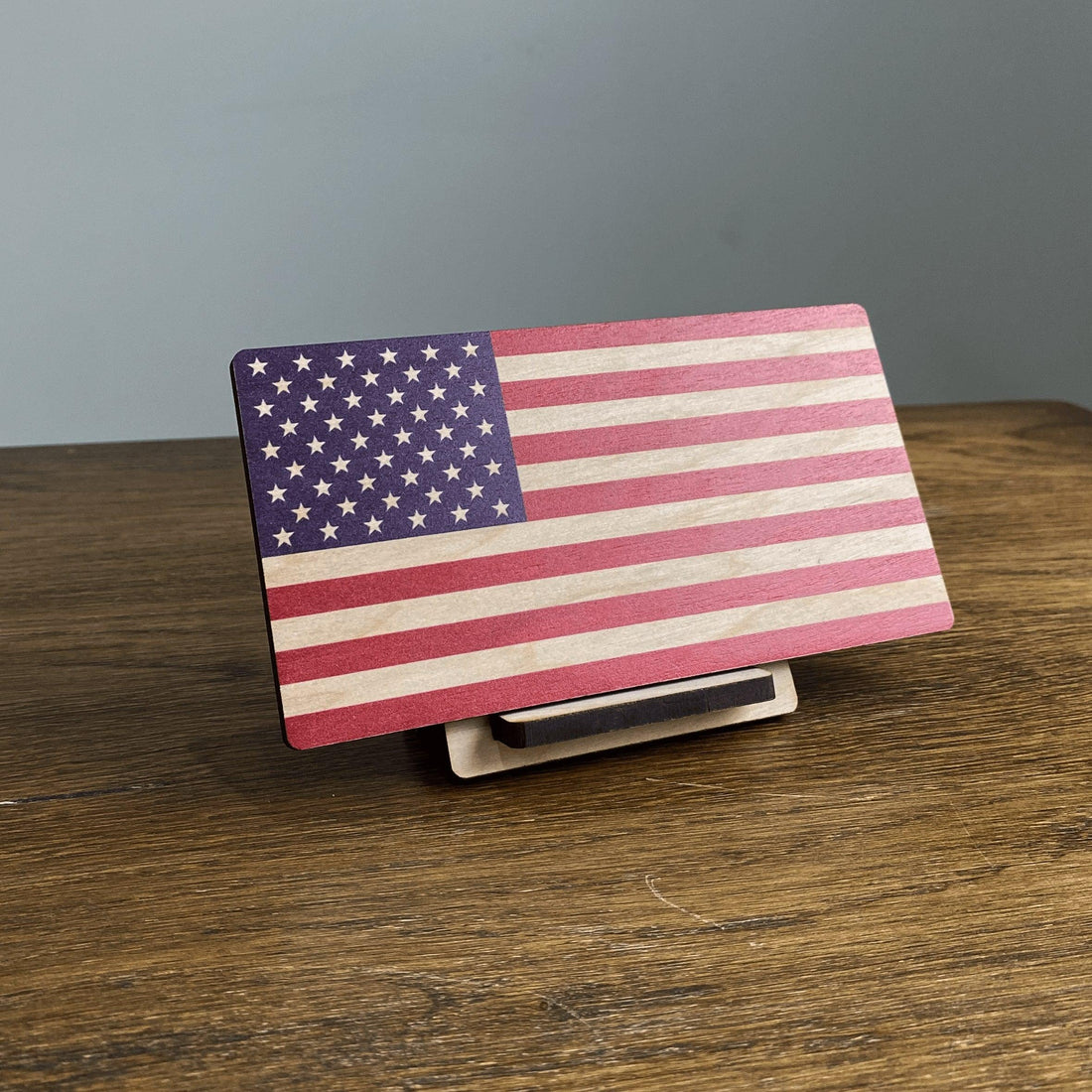 United States Wood Flag Print - Country Proud USA