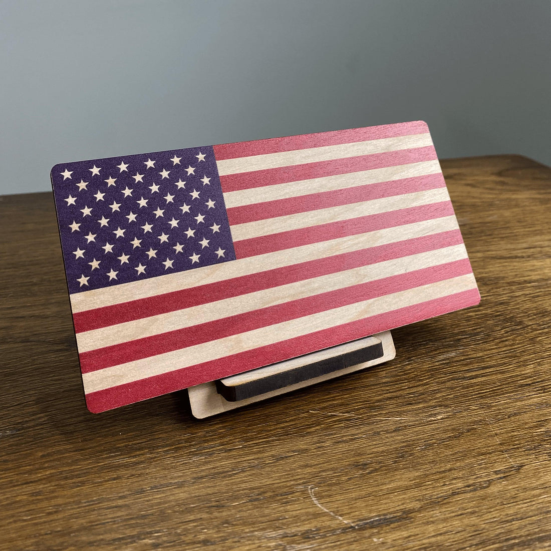 United States Wood Flag Print - Country Proud USA