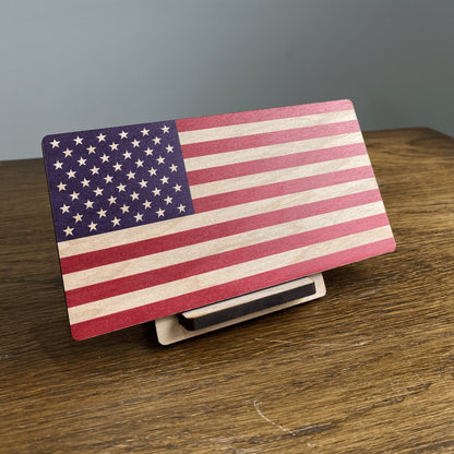 United States Wood Flag Print - Country Proud USA