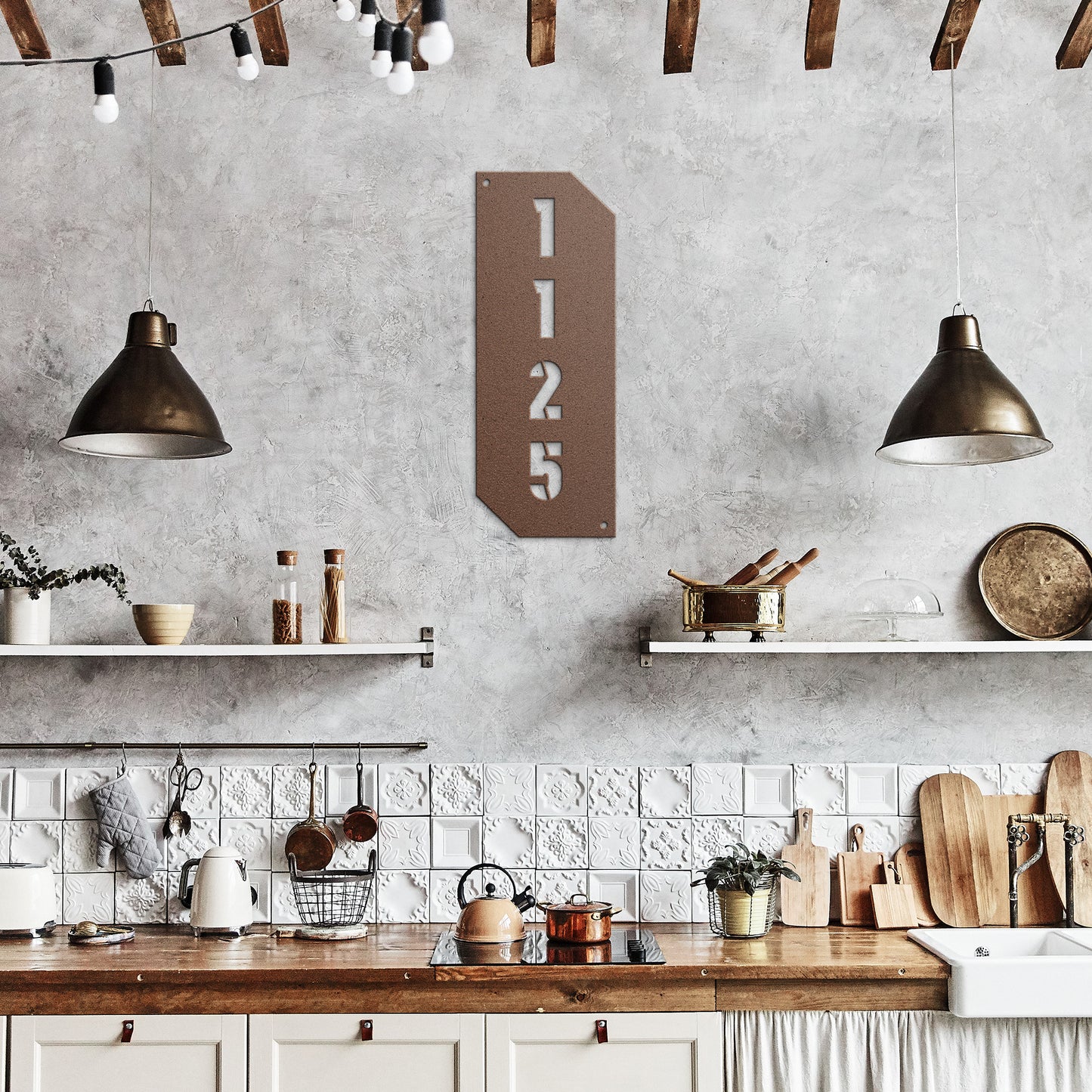 Vertical Address Number - Country Proud USA