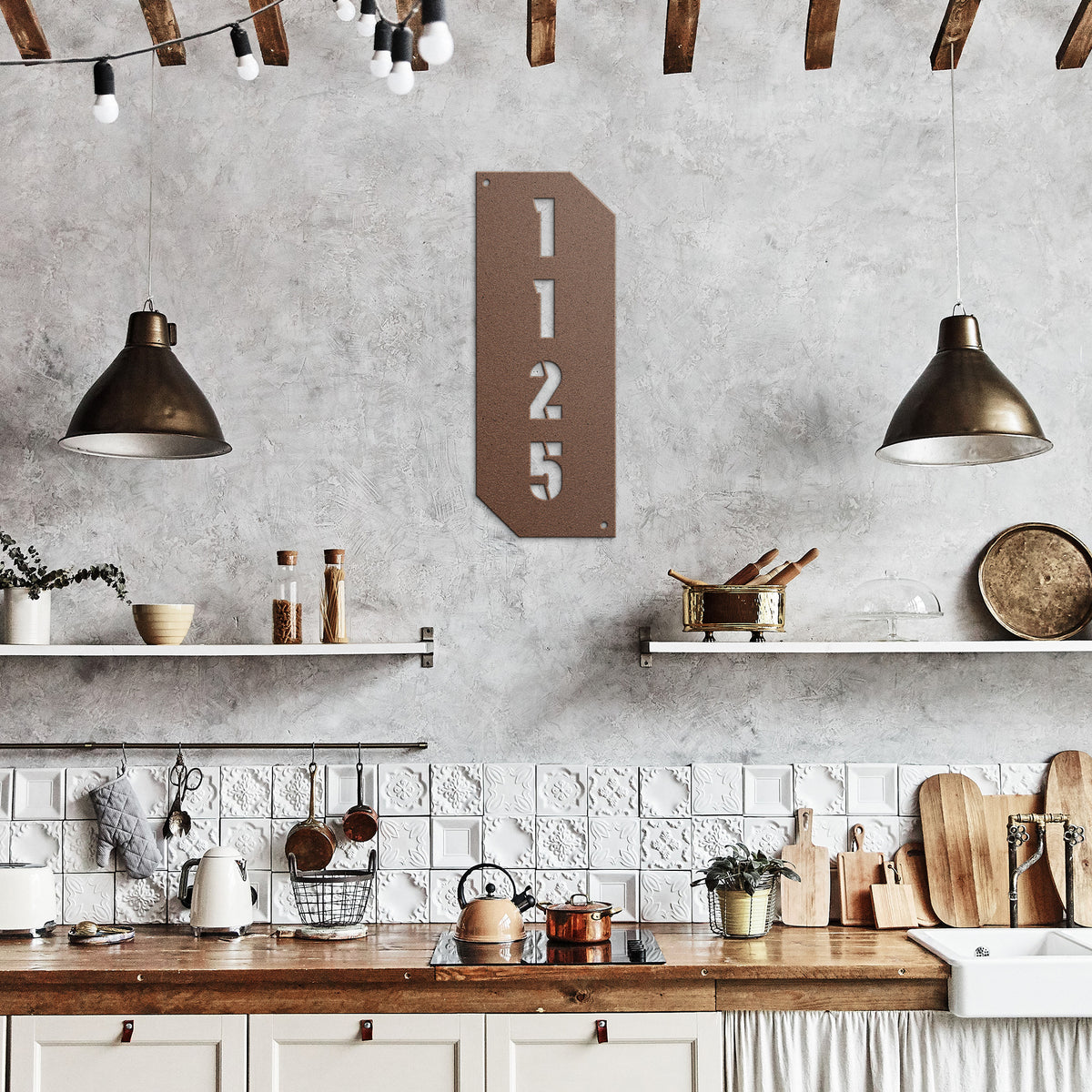 Vertical Address Number - Country Proud USA