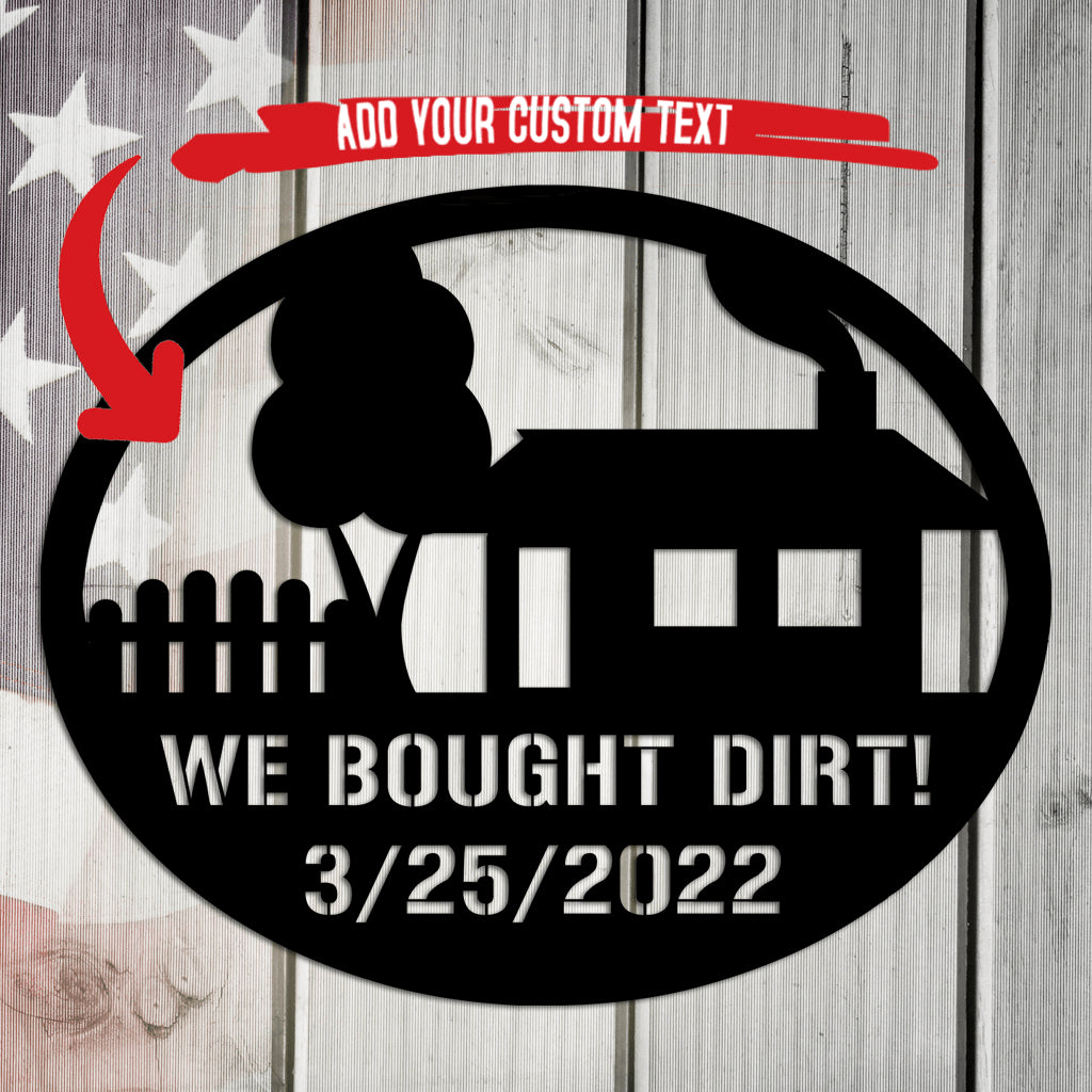 We Bought a House Metal Wall Art Home Forever Decor