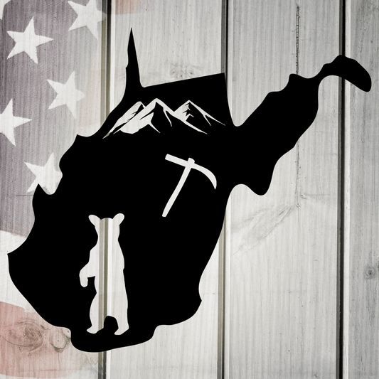 The Mountain State West Virginia Metal Art
