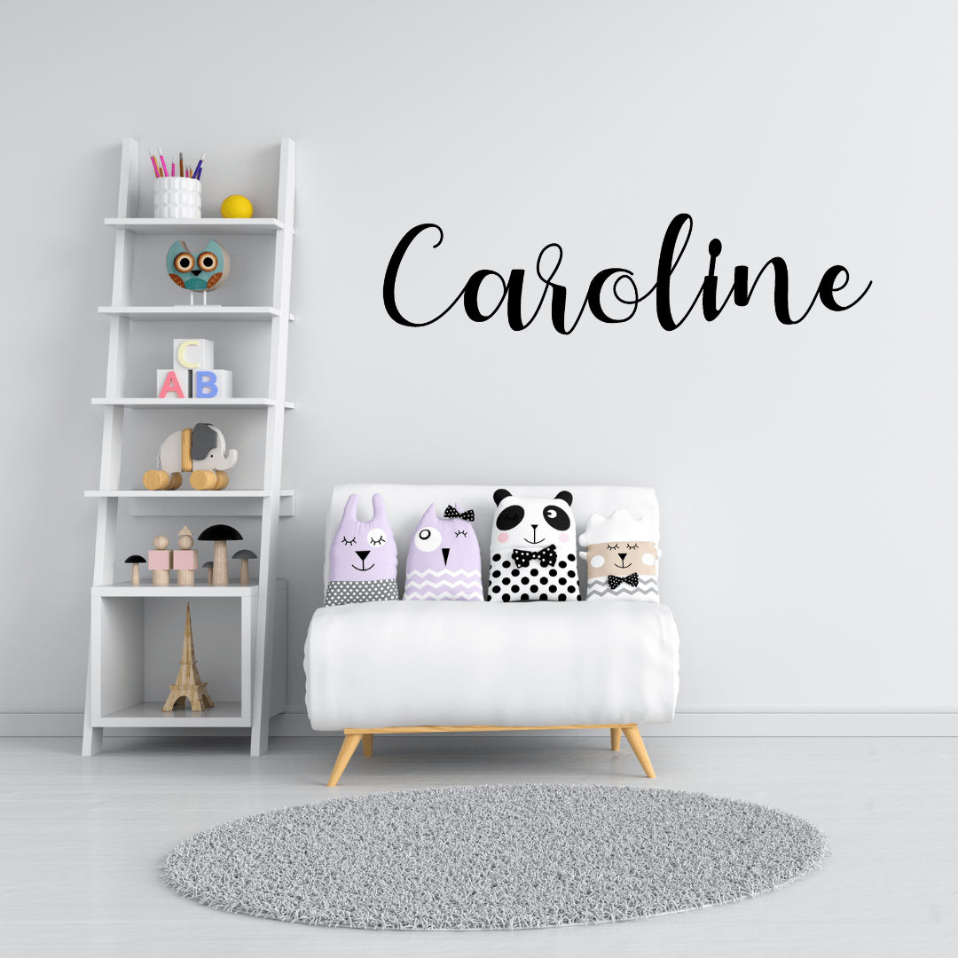 Your Name in Script Metal Wall Art Home Decor