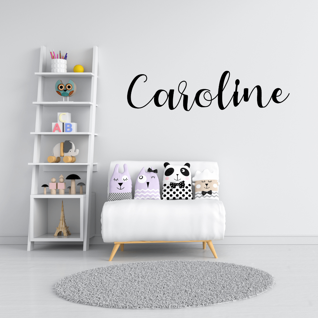 Your Name in Script Metal Wall Art Home Decor